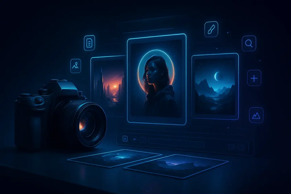 Explore the best Midjourney Photography Prompts to create stunning AI photos. Get tips, examples, and styles for portraits, landscapes, and more.