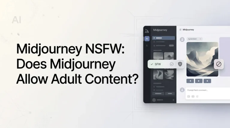 Midjourney NSFW content policy and SFW content moderation.
