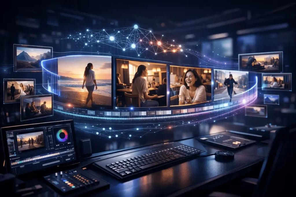 Seedance 2.0 AI Video Model illustrating advanced AI video creation with realistic motion, long-form coherence, and multimedia references.